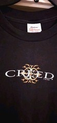 Vintage 1998 Creed Band Emblem Rock Music Shirt 🎸 My Own Prison Torn One RARE