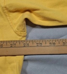 2 PLUMA Heavyweight Cotton Blank T-shirts Canary Yellow Vintage Tagless Size 2XL