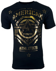 American Fighter Men’s T-shirt New Mexico Black Athletic MMA Black XS-5XL