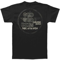 Men’s Goo Goo Dolls Propaganda Cruise 2013 Tour Slim Fit T-shirt Medium Black