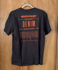 Wrangler® x Whataburger® Men’s Ingredient T-Shirt Deep Indigo Blue Size M NWT