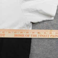 Sonneti Shirt Mens Large Black White Colorblock Cotton Crewneck Short Sleeve