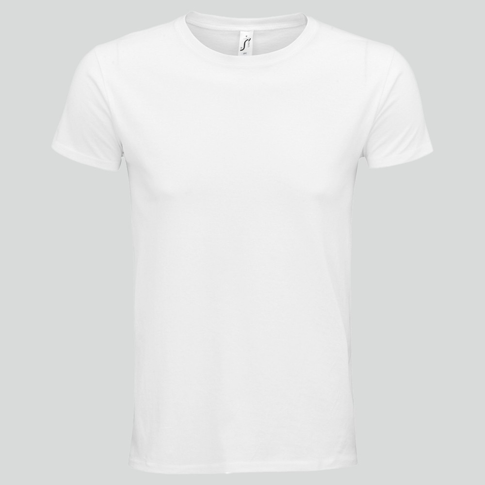 SOLS Unisex Adult Epic Organic T-Shirt Short Sleeve Ribbed Collar Plain Tee Top