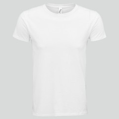 SOLS Unisex Adult Epic Organic T-Shirt Short Sleeve Ribbed Collar Plain Tee Top