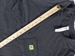 Humants Men’s Large Workwear /Outdoor Jersey Pocket Tee Dark Gray heather Cotton