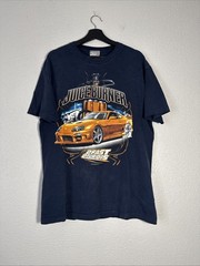 Vintage 2001 The Fast & Furious Juiceburner Toyota Supra T-Shirt Size XL