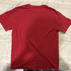 True Religion Men’s S Red Metallic Buddha Graphic Crew Neck SS Tee