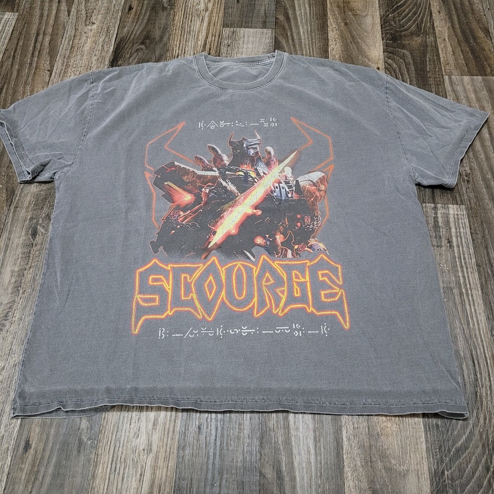 Transformers Goat Crew T-Shirt 2XL Gray Wash Scourge