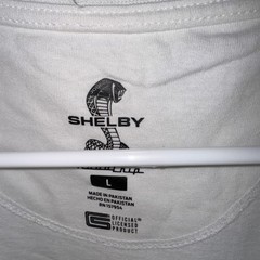 Shelby Ford Mustang Cut Off Shirt Sleeveless Muscle Graphic Tees GT 350 SZ L