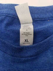 Tultex 241 Reagan Bush ’84 Blue Short Sleeve T-shirt Size XL Eureka Clothing Co
