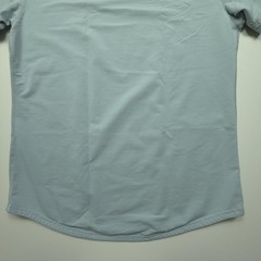 BYLT Mens Shirt Large Light Blue Drop Cut Crewneck Soft Stretch Tee Casual Gym L