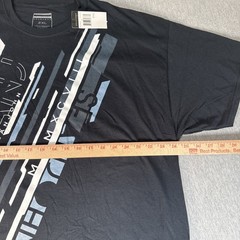 Sean John Men’s Shirt 2XL Graphic Design Front Black New With Tag T-Shirt