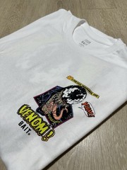 BAIT Marvel Venom White Graphic Logo Short Sleeve Crew Neck T-Shirt 2XL