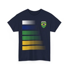 Brasil Brazil Flag Soccer Tee, Brazilian Soccer Shirt, 2026 Jersey Style Shirt