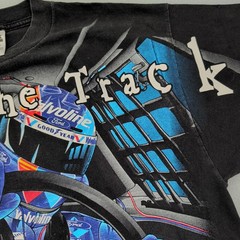 Vintage Valvoline Racing Mark Martin Shirt Mens XL Black Graphic NASCAR 1998 90s