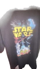 Star Wars Darth Vader and Stormtrooper Retro Graphic Black T-Shirt