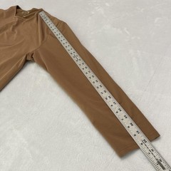 BYLT Shirt Mens 2XL Brown Drop Cut Lux Long Sleeve Stretch Tagless Crewneck Tee