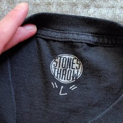 Stones Throw Shirt Mens Large Black Madvillain All Caps MF Doom Tee Hip Hop
