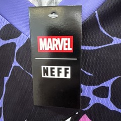 Marvel x Neff Venom Jersey Shirt Mens Medium NWT Graphic Black Purple Pink