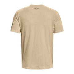 Under Armour 1370811 Men’s UA Freedom Logo T-Shirt, Sand/Federal Tan, Medium