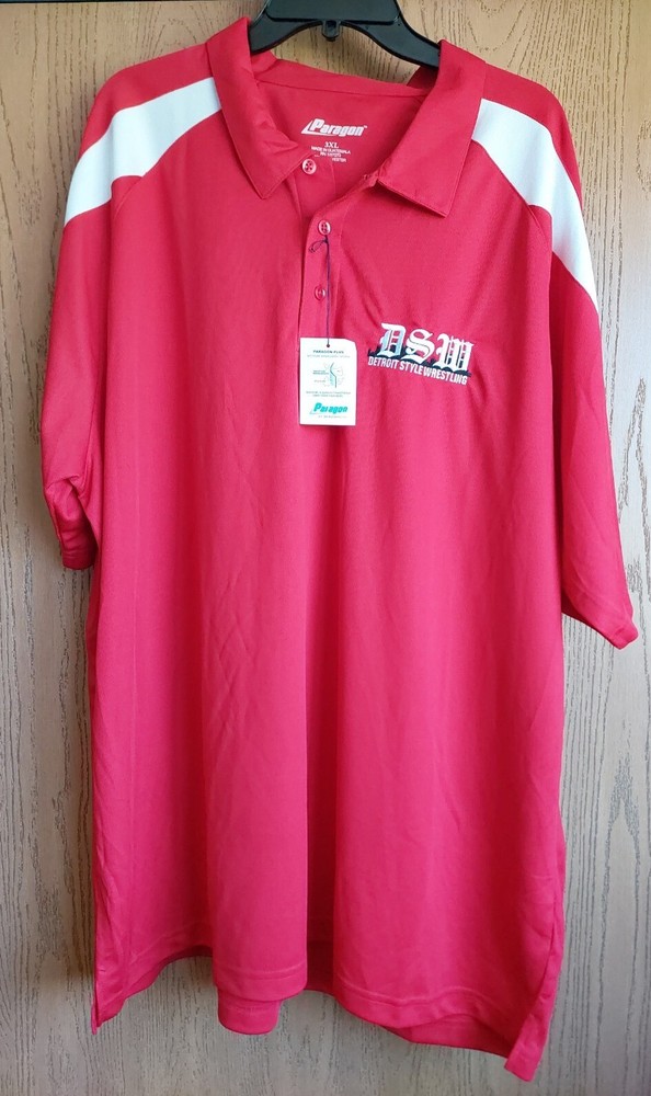 NWT PARAGON PLUS UPF 30 SUN PROTECTION Performance T-Shirt Polo 3XL DSW Graphic