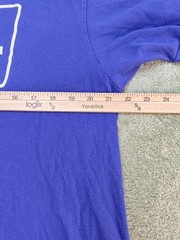 Bud Light Beer Official NFL Sponsor Mens Blue Short Sleeve T-Shirt Size XL