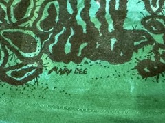 90s RARE Vintage Local Colors Cactus Tie Dye Mary Dee Hand Designed Beefy Tee