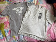 Lots of 2 Nike Basketball Never Stops Jordan Zion Graphic T shirts Size M