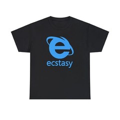 Ecstacy T-Shirts – Black and White