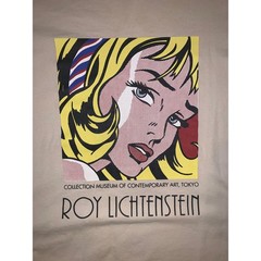 Vintage Roy Lichtenstein Museum Tee XL Girl with Hair Ribbon Art Shirt