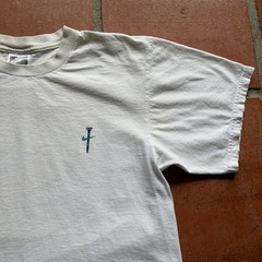Vintage Tiger Woods Golf Nike Tour T-Shirt Size Medium White 90s