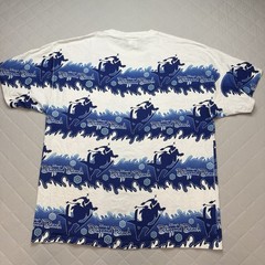 Vintage Disney Blizzard Beach Shirt 2XL Water Park All Over Print White Crewneck
