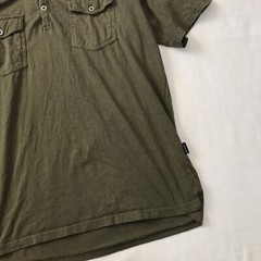 Kuhl Shirt Mens S Green Henley Pullover Mock Neck Short Sleeve Outdoor Button