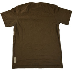 Patagonia Live Simply Shirt Brown Organic Cotton Red Guitar Crewneck Tee XS