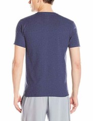 Champion Men’s Double Dry Cotton Crew-Neck Shirt Navy Small Cotton Blend X-Temp