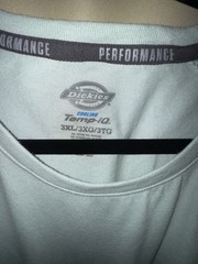 Dickies Men’s Shirt Cooling Temp IQ Shirt Sleeve Performance Tee 3X