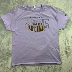 Golden State Valkyries T-Shirt XL Purple 2015 Playoffs First of a Lifetime Hanes