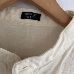 COOFANDY Men’s Cotton Hemp Henley Long Sleeve Casual Beach