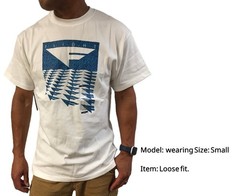 Nike Men’s Flight Basketball 90s White Vintage Loose fit Shirt Tee CD1314