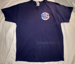 VTG 9/11 Twin Towers New York T-Shirt FDNY NYPD World Trade Center POLICE Fire