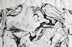 Brisco Brands Men’s Crew Neck T Shirt Size XL All Over Print Black White
