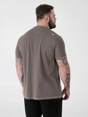 D555 Duke Big Mens Printed T-Shirt Surfing Bear Khaki Plus Size 2XL-10XL 601904