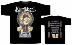 Korpiklaani A Man With A Plan Shirt S M L XL XXL Folk Metal T-shirt ZL597