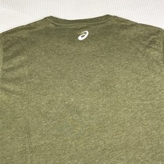 Asics Mens L T-Shirt “global Sportswear” Graphic Print EST. 1977 Green