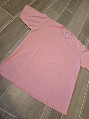 Vintage 90’s Jerzees Blank Pink T-Shirt Sz XL Made in USA 50/50 Paper Thin