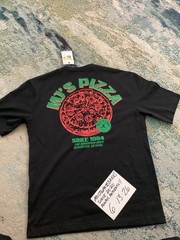 NWT Nike Air Jordan Graphic MJ’s Pizza 23 Black T-Shirt Men’s Sz S FREE SHIP
