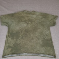 Soldier Returns Home American Flag Eagle Ghost of Fallen Gildan XL Men Green