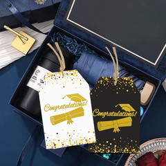 50 Pcs Class of 2026 Graduation Gift Tags 2X3 Inch Hangable Congratulation Gift