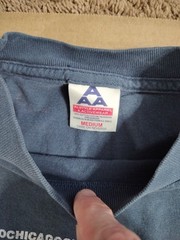 Vtg Alstyle Apparel And Active wear Medium Chicago Long sleeve Hole In Pit