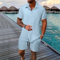 6 colors European and American new summer men’s fashion pure color casual